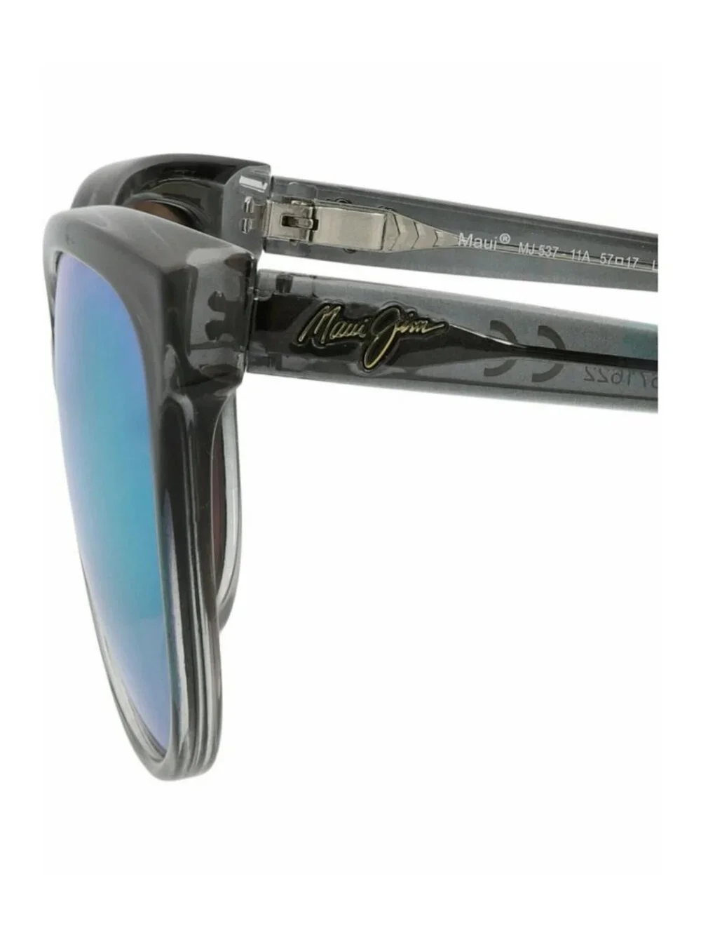 New Maui Jim Women's Sunglasses Cat Eye Nylon Frame Grey Grey Green